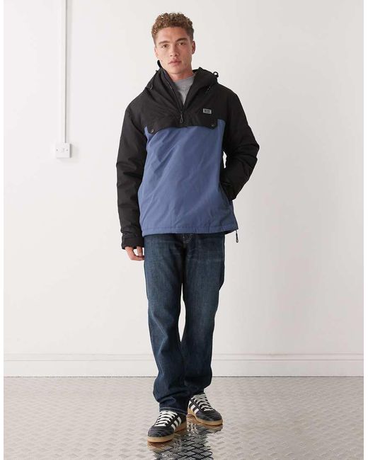 Dare 2b Blue Freeride Overhead Waterproof Jacket for men
