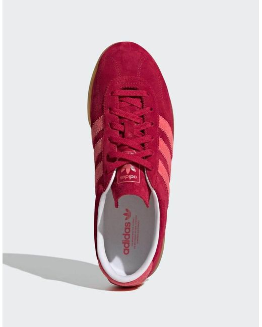 Adidas Originals Red Gazelle Lo Pro Trainers