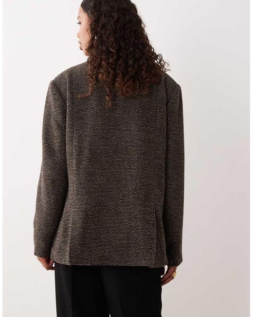Aware Gray Premium Wool Mix Double Breasted Heritage Style Jacket