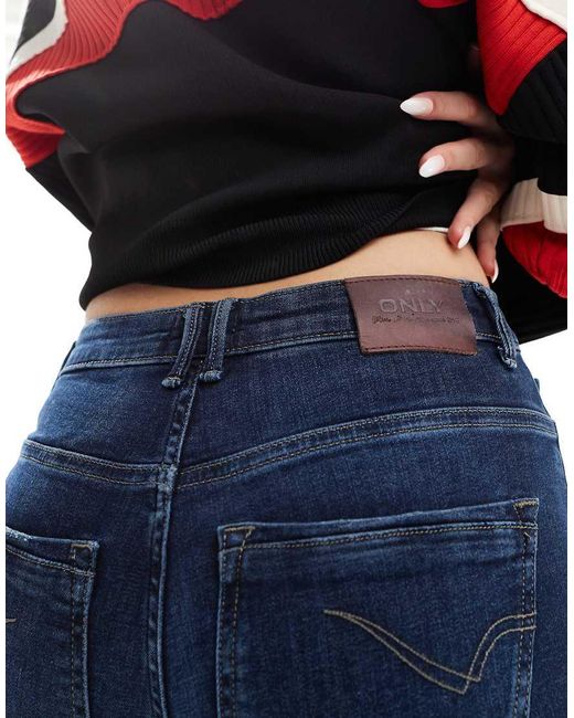 ONLY Blue High Waist Skinny Jeans
