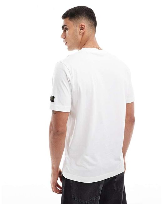 Barbour White Outline T-Shirt for men