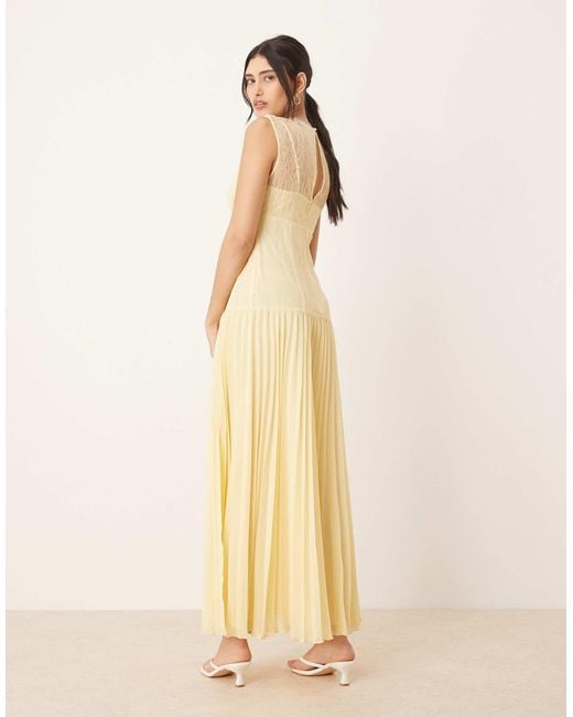 Pleat Bodice Wrap Skirt Gown