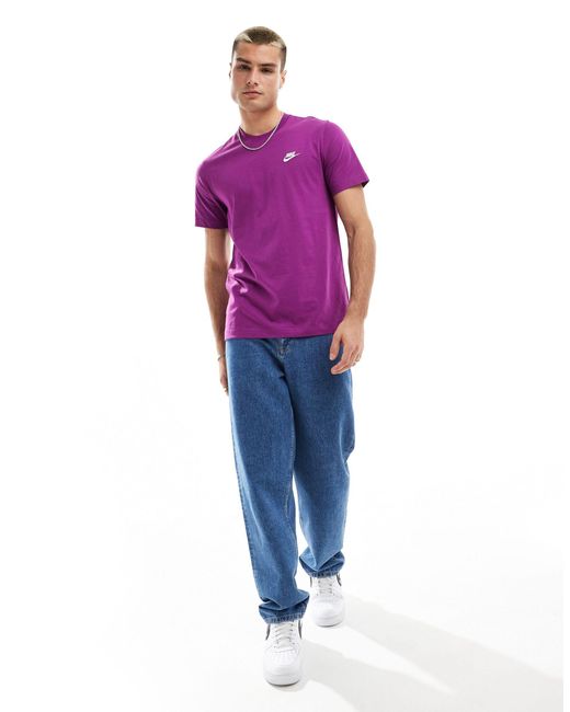 Nike Purple Club T-shirt for men
