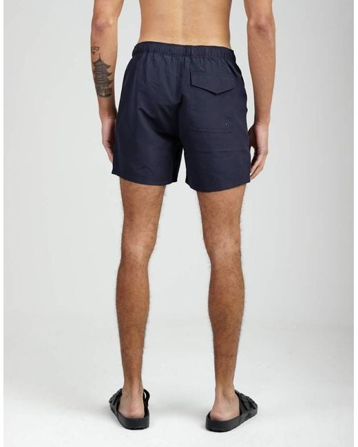 French Connection Blue 2 Pack Cargo-Style Swim Shorts for men