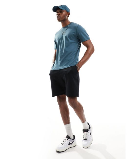 Armani - t-shirt avec logo encadré au centre - moyen EA7 pour homme en coloris Blue