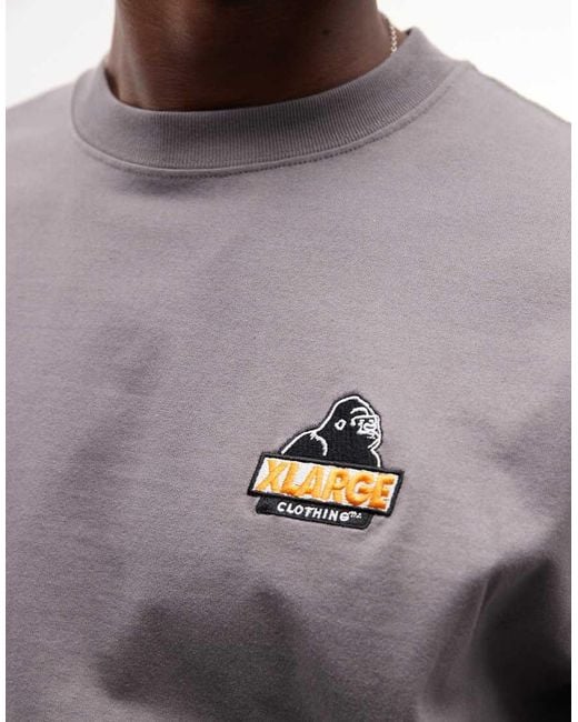 Xlarge Gray Urban Logo T-shirt for men
