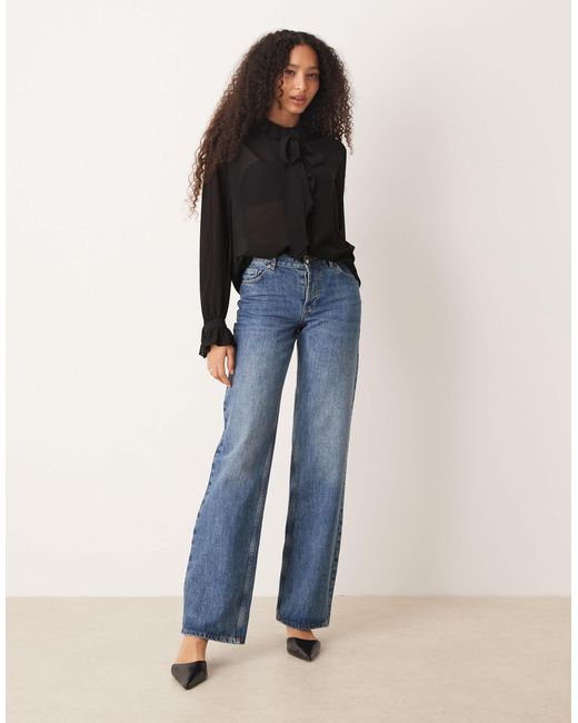 Mango Black – bluse