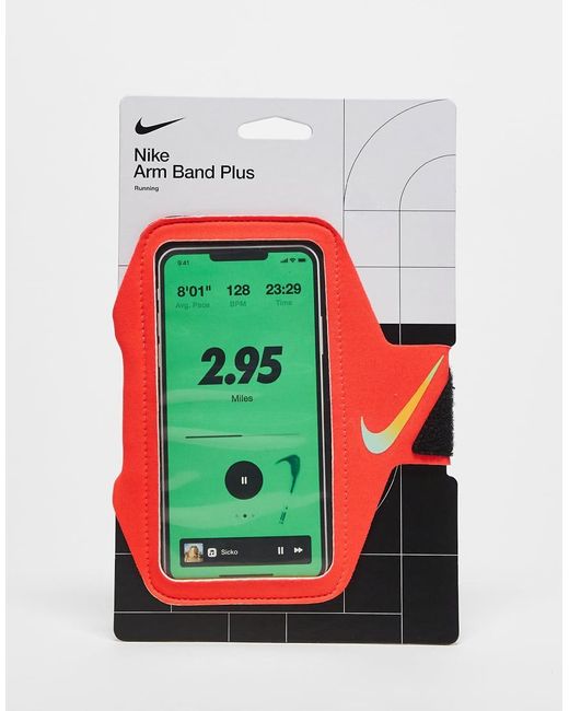 Nike White Lean Arm Band Plus for men