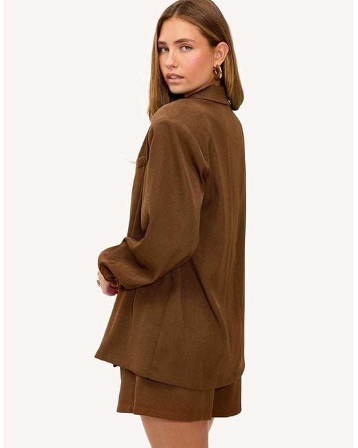 Loavies Brown Retro Flavour Button Blouse