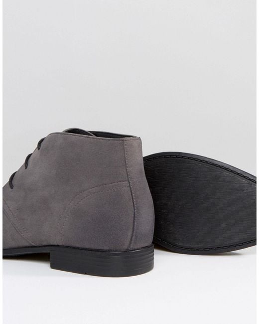 mens grey chukka boots