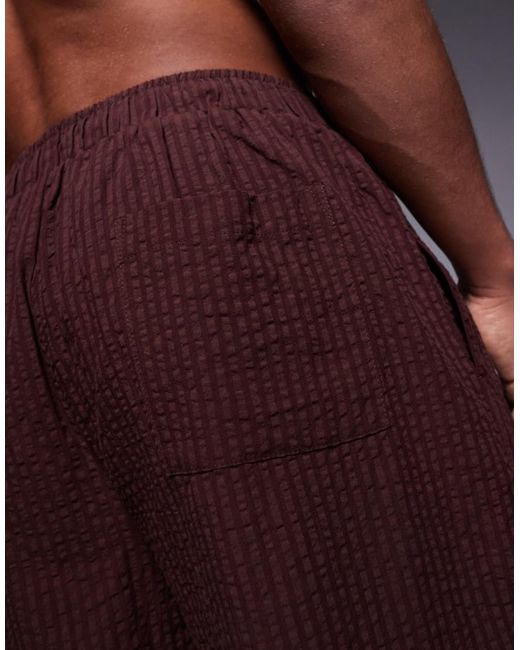 Pantalones Cortos Playeros Marrones De Sirsaca De (Parte De Un Conjunto) South Beach de hombre de color Blue