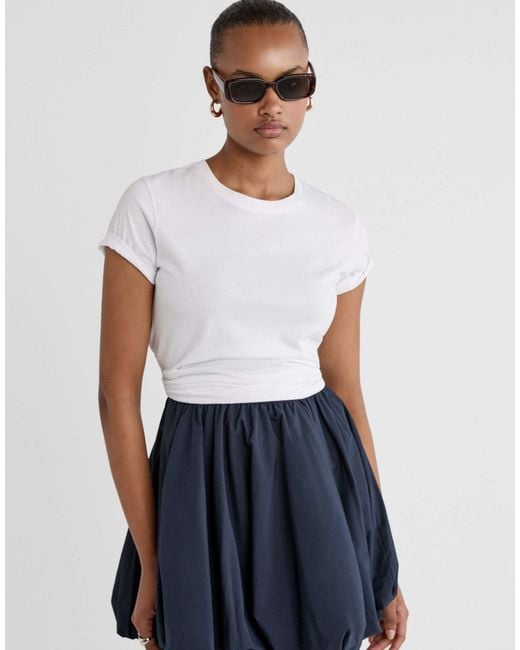 Stradivarius Black – rechteckige sonnenbrille