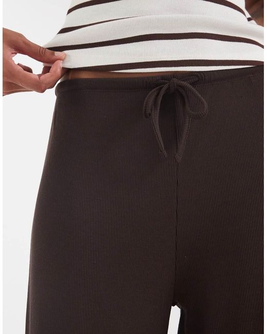 ONLY White Wide Leg Trousers