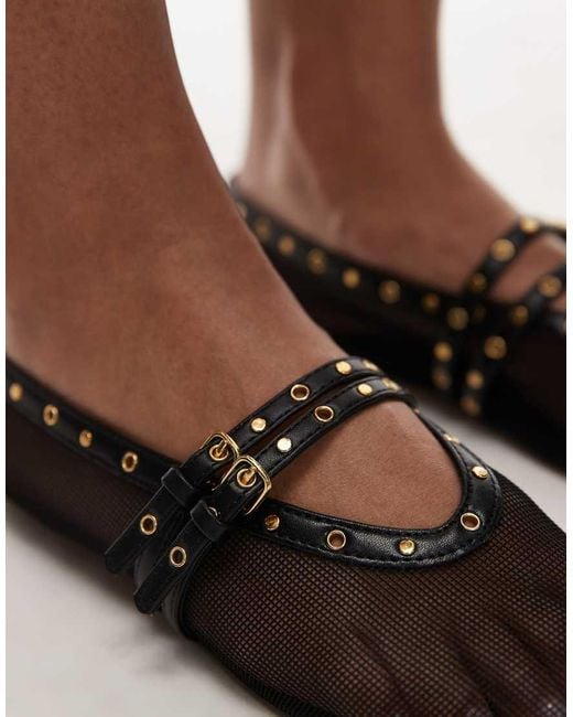 Ballerine Nere di Mango in Brown
