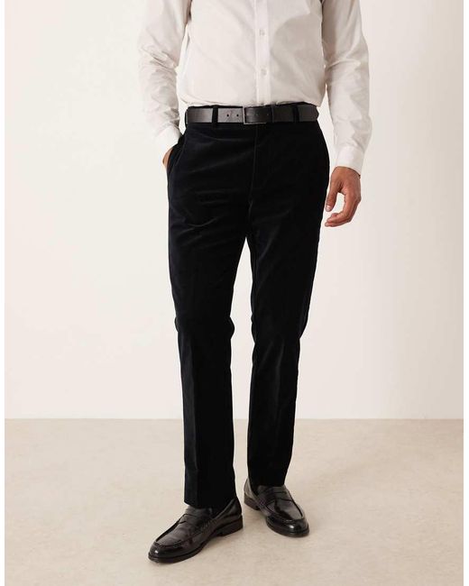 ASOS Black Slim Suit Tuxedo Pants for men