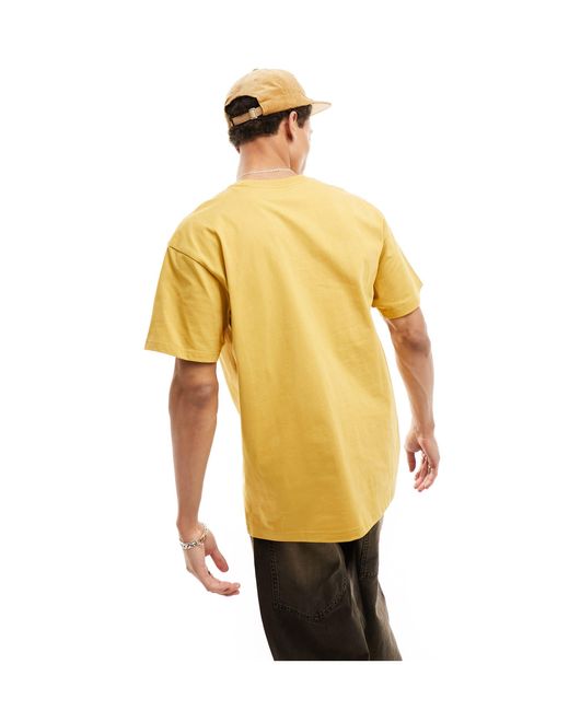 Carhartt – chase – es t-shirt in Yellow für Herren