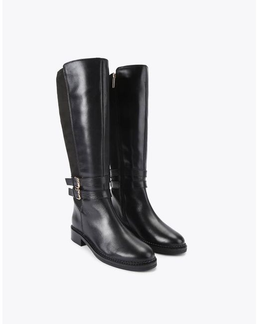 KG by Kurt Geiger Black Trying Knee Boots