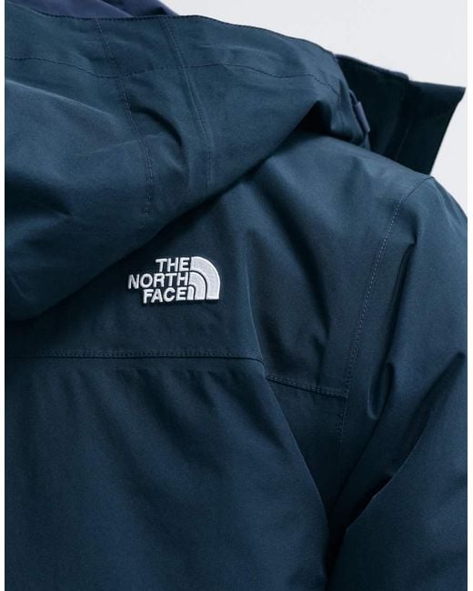 The North Face Blue Carto Mono Triclimate 3-In-1 Hooded Jacket for men
