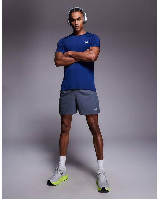 New Balance Blue Sport Essentials Utility T-shirt for men