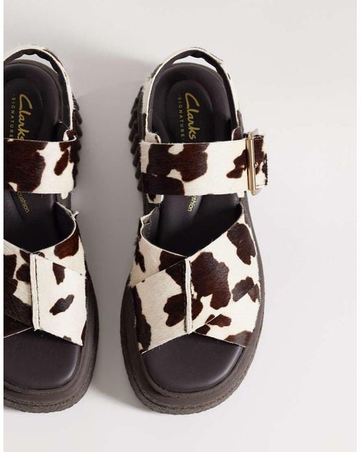 Clarks Multicolor Evamar Wish Sandals