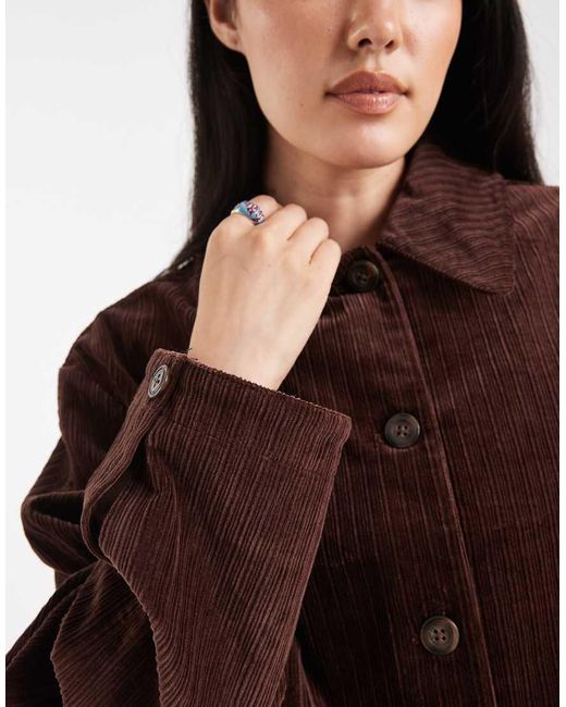 ASOS Brown Cord Jacket Co-Ord