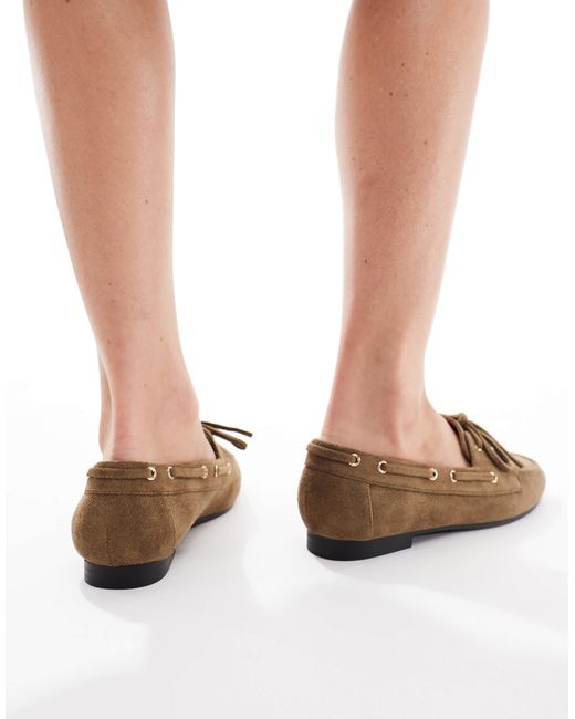 SEQWL Brown Picnic Boat Shoes