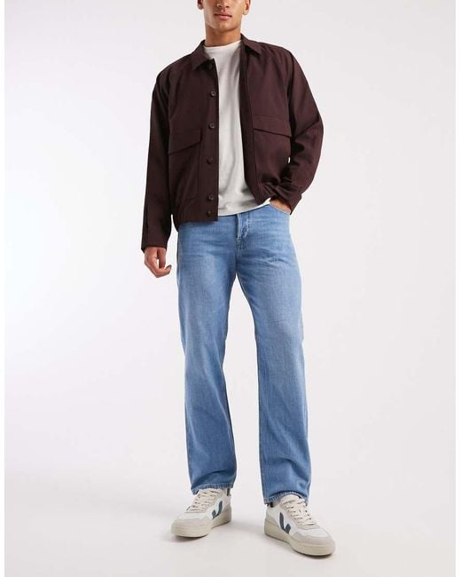 Jack & Jones Blue Chris Relaxed Fit Jeans for men