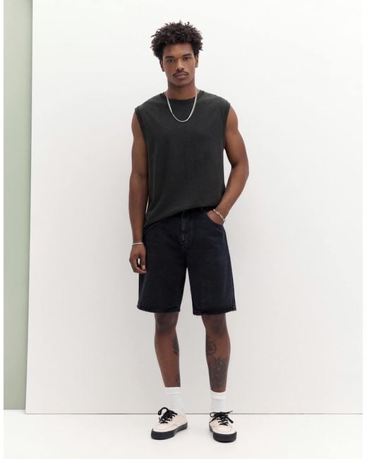 Pull&Bear – trägertop in Black für Herren