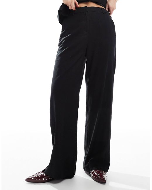 New Look Black – hose aus leinen