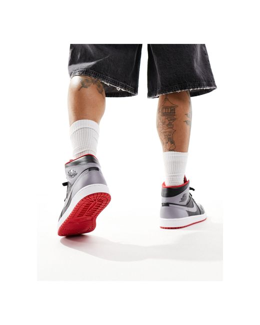Air 1 - baskets mi-hautes - et gris Nike pour homme en coloris White