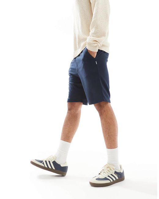 Short molletonné coupe ample Jack & Jones pour homme en coloris White