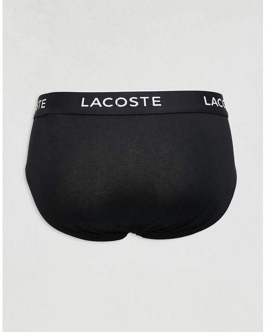 Lacoste Multicolor 3 Pack Briefs for men
