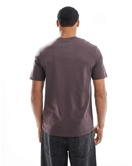 Lyle & Scott Purple Plain T-Shirt for men
