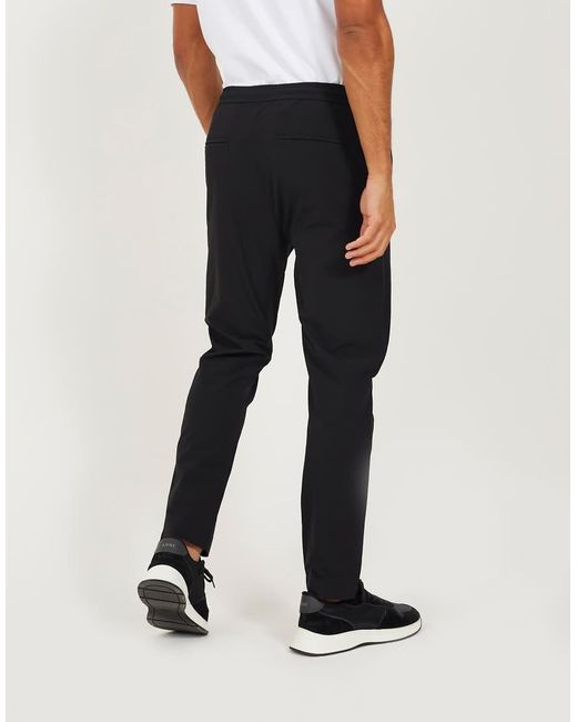 Brave Soul Black Elasticated Waist Chino Style Trousers for men