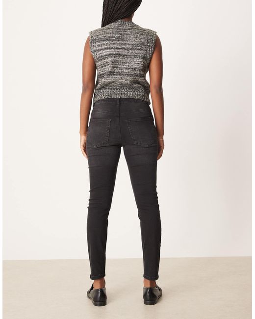 Jdy Black – fina – jeans mit engem schnitt