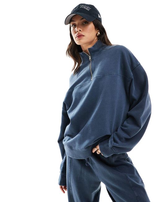 ASOS Blue – oversize-sweatshirt