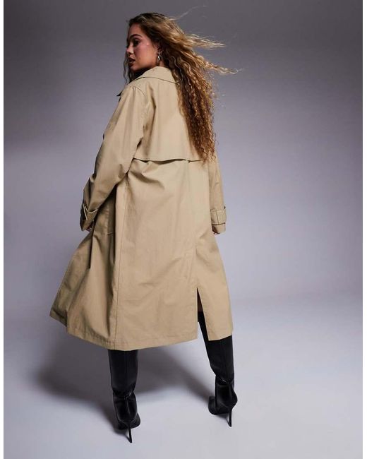 River Island Blue Trench Coat