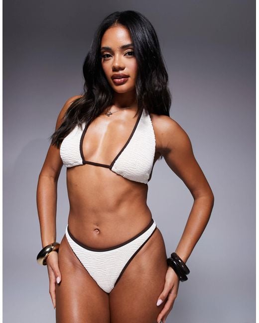 Moda Minx Black – gekräuselte bikinihose