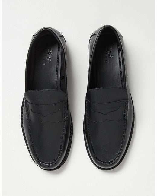 ASOS Black Loafers for men