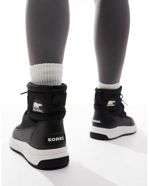 Sorel Black Whitney Iii Mid Winter Boots