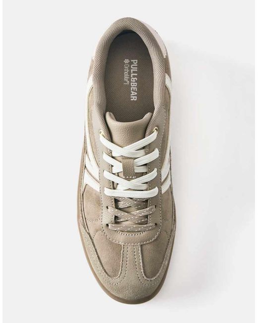 Pull&Bear Brown Retro Trainers