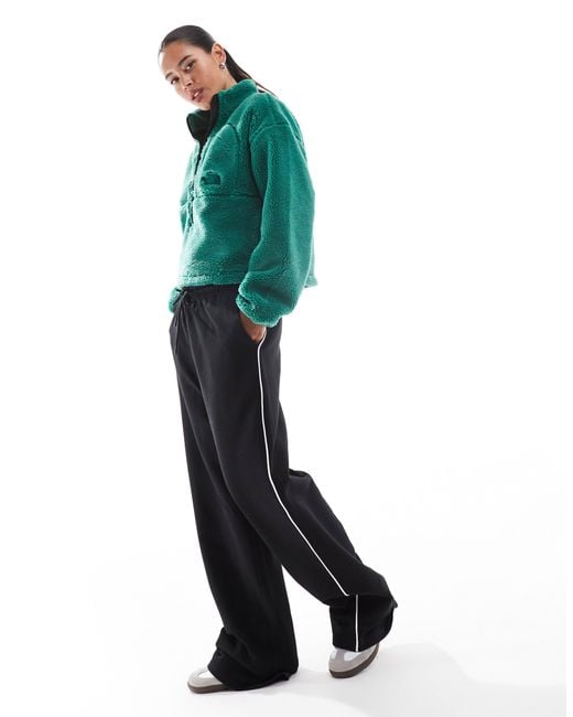 The North Face Green Extreme Pile Half Zip Pullover Fleece