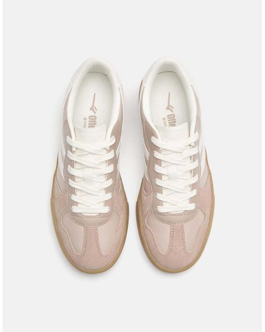 Pull&Bear White Chunky Retro Trainers