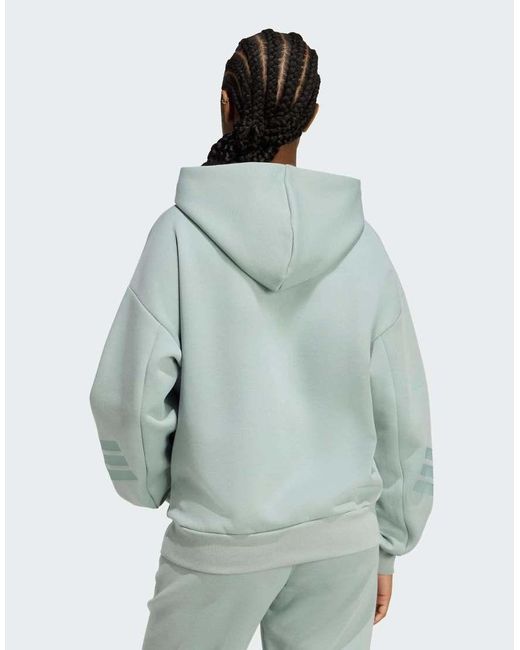 Adidas Originals Gray Future Icons 3-Stripes Hoodie