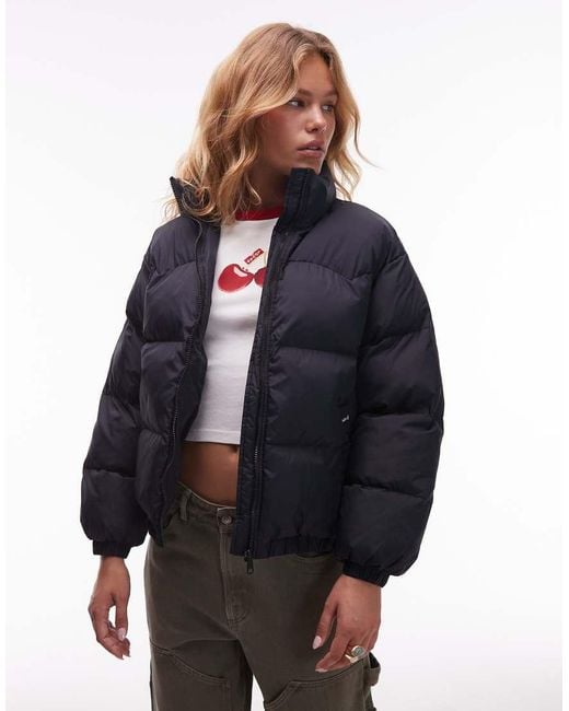 Levi's Blue Noe Nylon Western Puffer Jacket