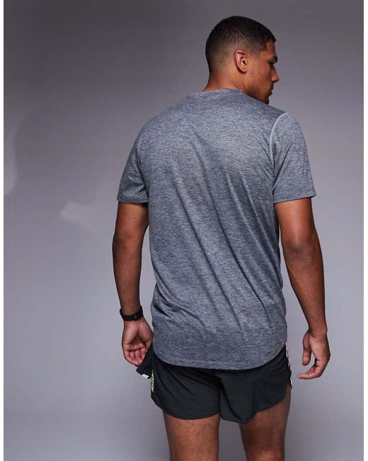 Adidas Originals Blue Adidas Running Own The Run T-shirt for men