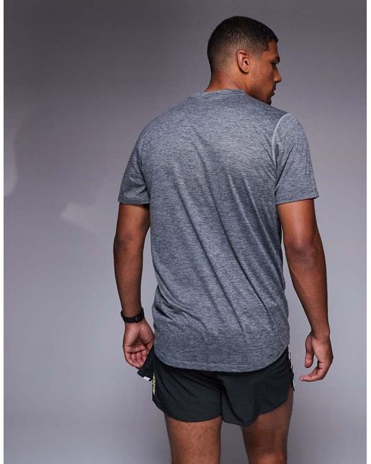 Adidas Originals Blue Adidas Running Own The Run T-shirt for men