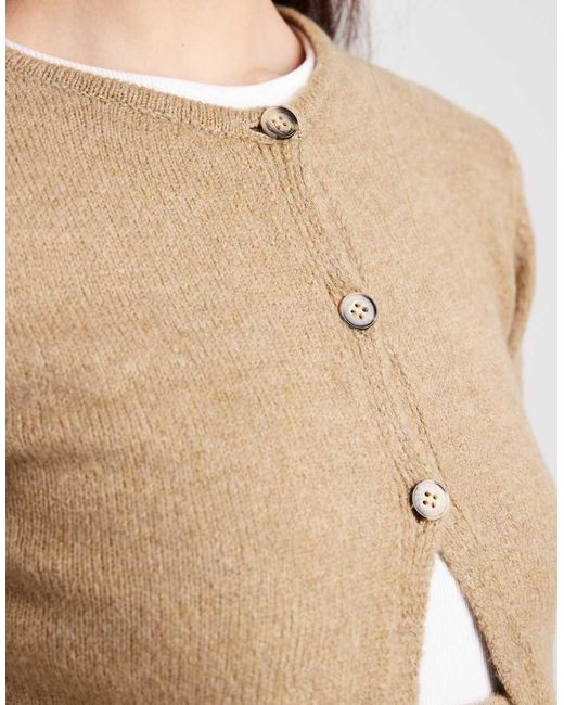 Mama.licious Natural Mamalicious Maternity Knitted Cardigan Co-ord