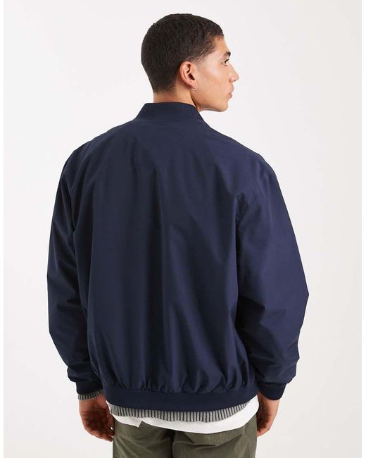 Jack & Jones Blue Bomber Jacket for men