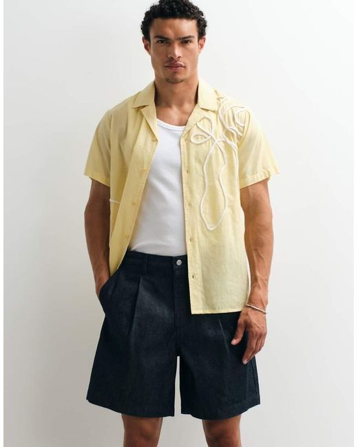 Only & Sons White Ribbed Tank Top for men